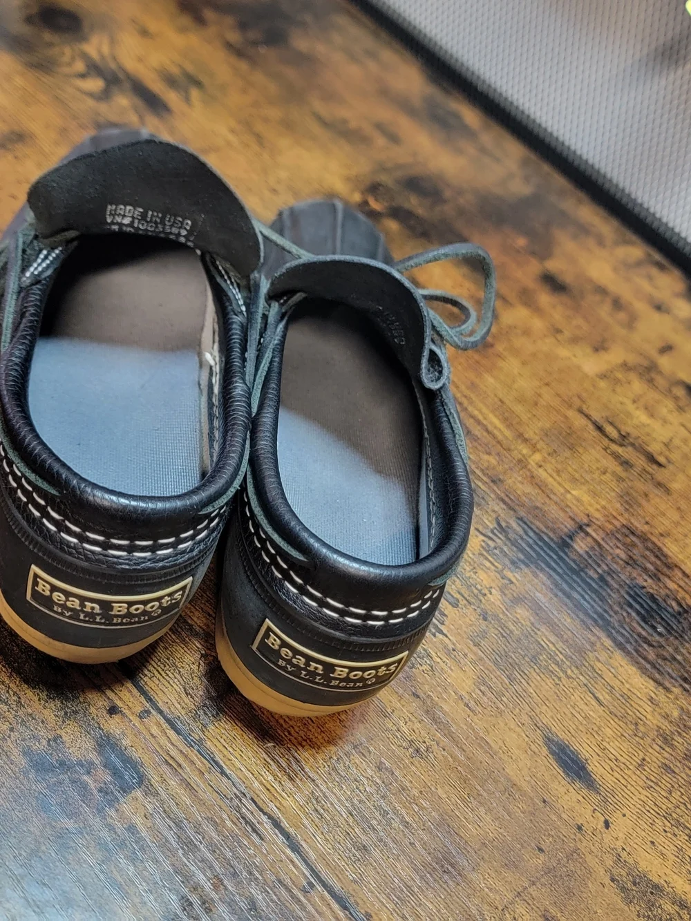 L.L. Bean-Bean Boots In Black And Tan